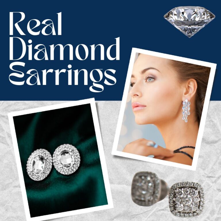 Real Diamond Earrings: Classic Sparkle That Shines for Every Moment