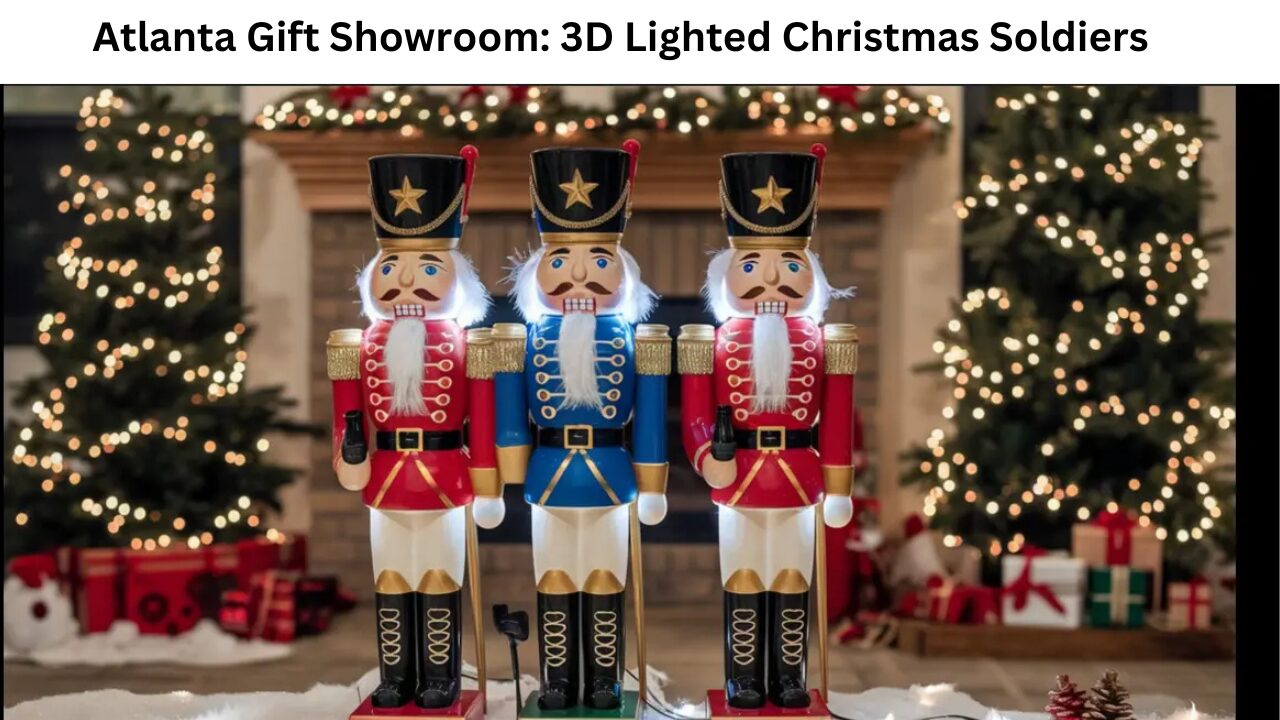 Atlanta Gift Showroom: 3D Lighted Christmas Soldiers