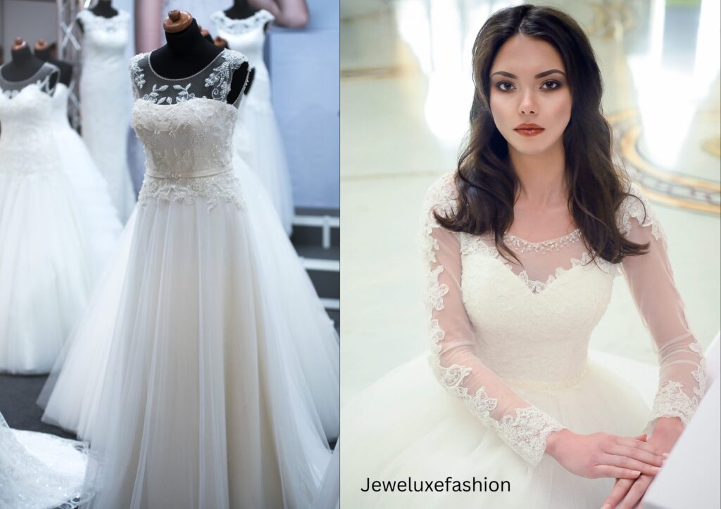 Wedding Gown with Beads
